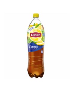 Холодный чай черный со вкусом лимона 1 5 л Lipton
