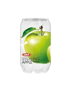 Напиток газированный Sparkling Зелёное яблоко 0 35 л х 24 шт Okf