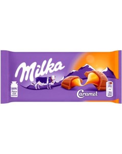 Шоколад Caramel 100 грамм Упаковка 18 шт Milka