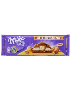 Шоколад Toffee Wholenuts 300 грамм Упаковка 12 шт Milka