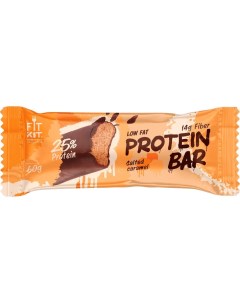 Протеиновый батончик Protein Bar Соленая карамель коробка 20 штук по 60 гр Fit kit
