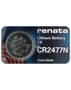 Батарейка CR2477N 1 штука Renata