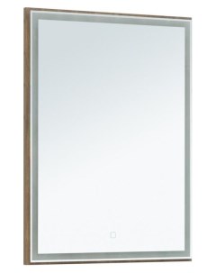 Зеркало Nova Lite 60 дуб рустикальный LED Aquanet