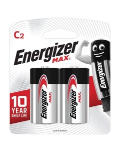 Батарейки Max комплект 4 шт С LR14 14А алкалиновые блистер E301533200 Energizer