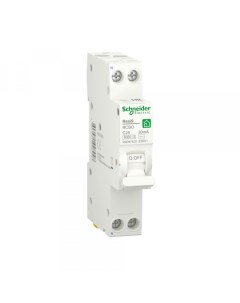 SE RESI9 Автоматический выключатель диф тока ДИФ 1P N С 25А 6000A 30мА 18mm тип AC Systeme electric