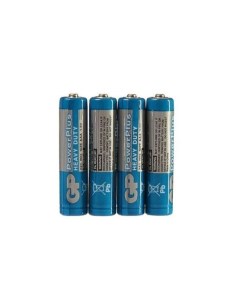 Батарейка PowerPlus HEAVY DUTY 1 5 В R03 в упаковке 4 штуки Gp