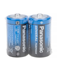 Батарейка General Purpose R14 С 1 5 В 2 штуки SR Panasonic