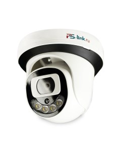 Купольная камера видеонаблюдения AHD 2Мп AHD302C FullColor для помещения Ps-link
