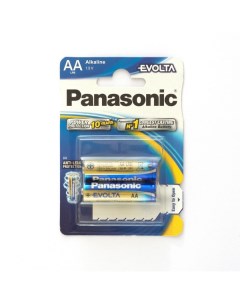 Батарейка Evoltа Alkaline 1 5 В AA LR6 2 штуки в блистере Panasonic
