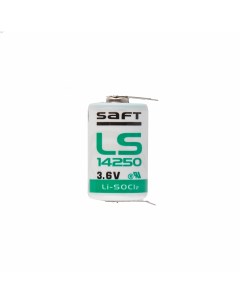 Батарейка LS14250 1 2 AA CNR Lithium 3 6В 1200 мАч с лепестковыми выводами Saft