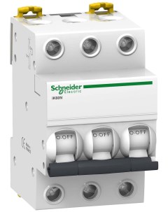 Выключатель автоматический модульный iK60 Acti9 3 поста С 6 А 6 кА Schneider electric