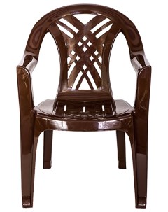 Садовое кресло Престиж 2 80276735 brown 66х60х84 см Стандарт пластик