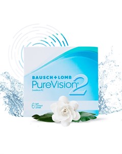 Контактные линзы Bausch Lomb 2 HD ежемесячные 6 00 8 6 6 шт Purevision