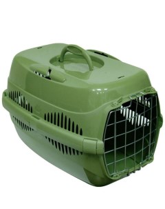 Сумка переноска для кошек и собак Зооник Спутник зеленый 32x49x33см Zoom®