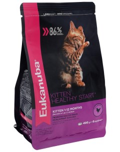 Сухой корм для котят Kitten Healthy Start птица 12 шт по 0 4 кг Eukanuba
