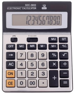 Калькулятор настольный 12 разрядный SDC 3933 Sima-land