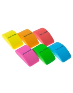 Набор 6 штук ластик синтетика Tremoplastic 6225 18 МИКС х 6 цветов Koh-i-noor