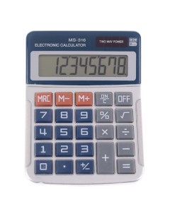 Калькулятор настольный 8 разрядный MS 316 двойное питание Nobrand