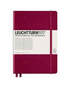 Записная книжка Leuchtturm1917 А5 в линейку красная