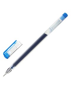 Ручка гелевая Basic 143674 синяя 0 35 мм 12 штук Staff