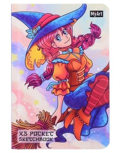Скетчбук MyArt XS Pocket Аниме Маленькая Ведьмочка 462 0 129 78361 3 Проф-пресс