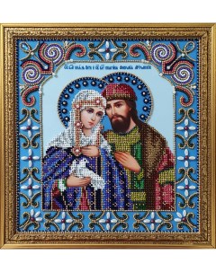 Набор для вышивания бисером И 069 Икона Святые Петр и Феврония Муромские Galla collection
