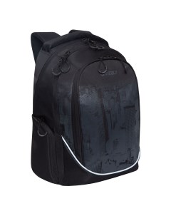 Рюкзак школьный черный RU 037 41 Grizzly