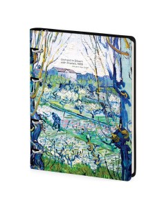 Ежедневник Van Gogh Orchard in Bloom кожзам 80 листов А5 Greenwich line