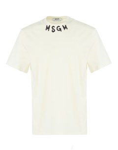 Хлопковая футболка Msgm