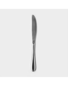 Нож столовый из нержавеющей стали длина 23 см цвет серебряный Nobrand