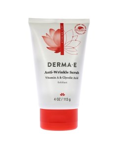 Скраб для лица с гликолевой кислотой Anti Wrinkle Scrub Derma-e