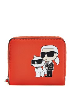 Кошелек из телячьей кожи с декором K Ikonik Choupette Karl lagerfeld