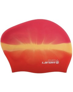 Шапочка плавательная для длинных волос МC 800 оранж роз Larsen