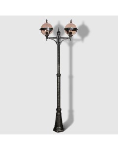 Светильник садовый 9122B напольный IP44 E27 100Вт черное серебро Amber lamp