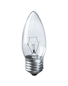 Лампа накаливания свеча прозрачная 60Вт цоколь E27 Navigator