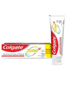 Зубная паста Total 12 Чистая мята с цинком и аргинином для комплексной антибактериальной защиты всей Colgate