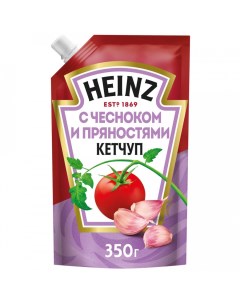 Кетчуп с чесноком и пряностями 350 г Heinz