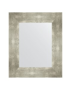 Зеркало в багетной раме алюминий 90 мм 46х56 см Evoform
