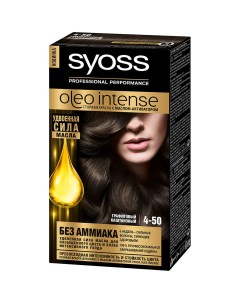 Краска для волос Oleo Intense 4 50 Графитовый каштановый Syoss
