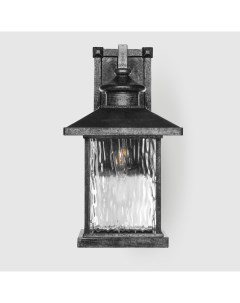 Садовый настенный светильник серебряный с чёрным DH 8071M 816 Wentai