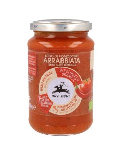 Соус томатный ORGANIC Аррабиата 350 г Alce nero