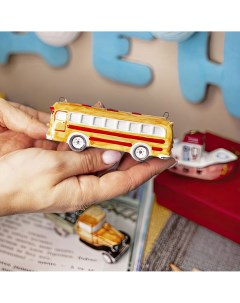 Елочная игрушка Автобус Ярославская керамическая мануфактура
