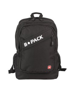 Рюкзак S 09 БИ ПАК универсальный с отделением для ноутбука уплотненная спинка черный 44х30х14 см 226 B-pack