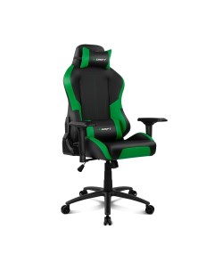 Кресло игровое DR250 PU Leather black green Drift