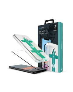 Защитное стекло 3D 2 шт Full Glue Easy App для Apple iPhone 11 Pro Max 0 3 мм черная рамка 62661 Deppa