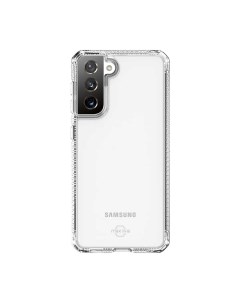Чехол накладка антибактериальный HYBRID CLEAR для Samsung Galaxy S21 FE прозрачный Itskins