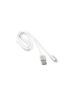 Кабель интерфейсный USB 2 0 CC S mUSB01W 1M AM microB серия Silver длина 1м белый блистер Cablexpert