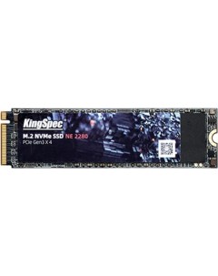 Накопитель SSD M 2 2280 NE 256 256GB PCI E 3 0 x4 3D TLC 2200 1300MB s IOPS 76K 96K MTBF 1M 174 TBW Kingspec