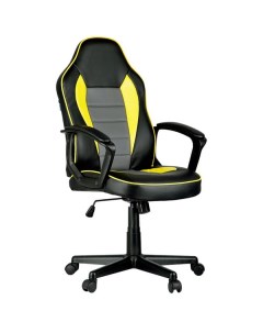Кресло компьютерное игровое Helmi HL S08 Rally черно серо желтый HL S08 Rally черно серо желтый