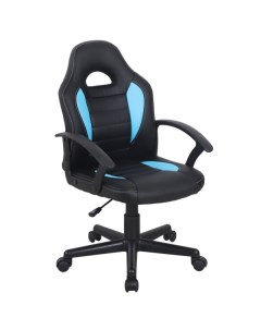 Кресло компьютерное Brabix Spark GM 201 черное голубое Spark GM 201 черное голубое